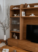 Ahenk Kütüphaneli TV Ünitesi Seti , Keten Yağlı