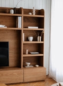 Ahenk Kütüphaneli TV Ünitesi Seti , Keten Yağlı