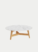 BİR SEHPA - 80 CM - MERMER