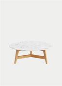 BİR SEHPA - 80 CM - MERMER