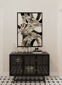 Büfet Büfe , Şeffaf Cam , 120 x 90 cm , Cilalı