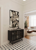 Büfet Büfe , Şeffaf Cam , 120 x 90 cm , Cilalı