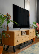 Sandık TV Ünitesi , 170cm , Keten Yağlı